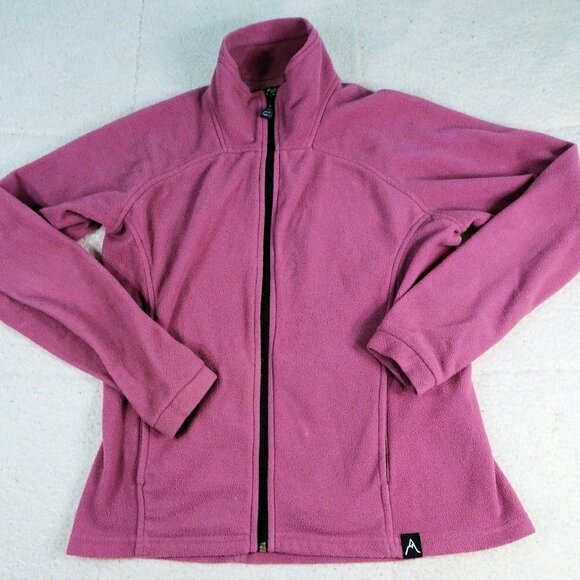 Avalanche Performance Wear Plum Full Zip Jacket Md - Picture 1 of 5